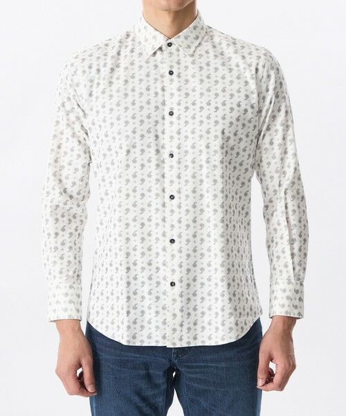 EPOCA UOMO / エポカ　ウォモ シャツ・ブラウス | 細コールペイズリープリントシャツ | 詳細3