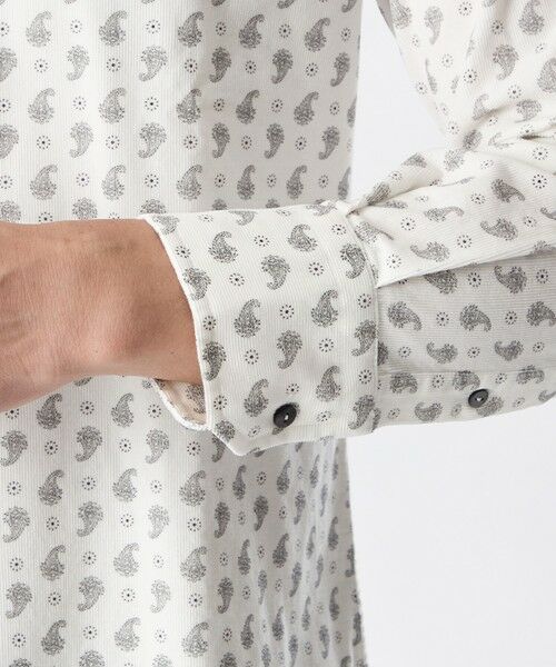 EPOCA UOMO / エポカ　ウォモ シャツ・ブラウス | 細コールペイズリープリントシャツ | 詳細6