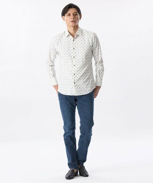 EPOCA UOMO / エポカ　ウォモ シャツ・ブラウス | 細コールペイズリープリントシャツ | 詳細1