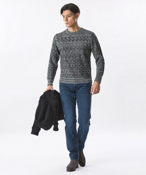 EPOCA UOMO / エポカ　ウォモ その他トップス | ジグザグミックスニット | 詳細4