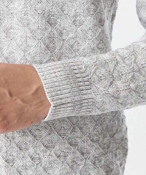 EPOCA UOMO / エポカ　ウォモ その他トップス | ジグザグミックスニット | 詳細8