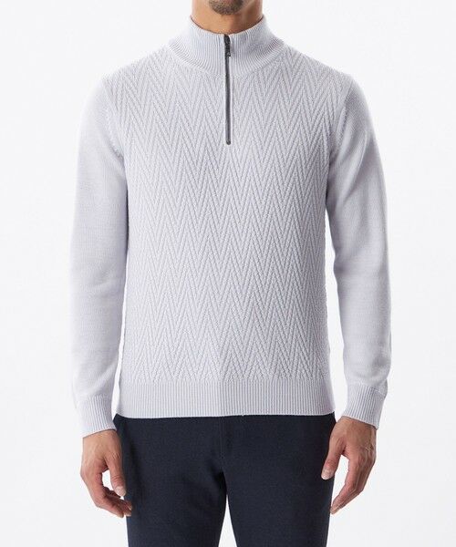 EPOCA UOMO / エポカ ウォモ その他トップス | 【WEB&一部店舗限定】ハーフジップニット | 詳細4