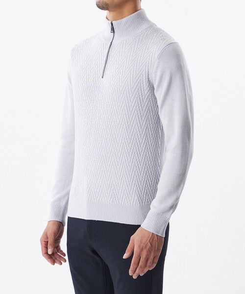 EPOCA UOMO / エポカ ウォモ その他トップス | 【WEB&一部店舗限定】ハーフジップニット | 詳細5