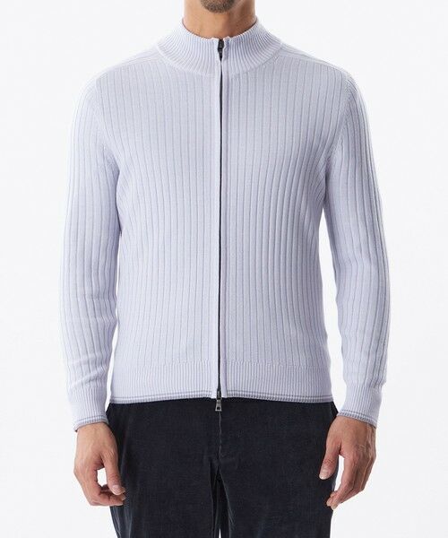 EPOCA UOMO / エポカ　ウォモ その他トップス | 【WEB&一部店舗限定】ジップアップニット | 詳細4