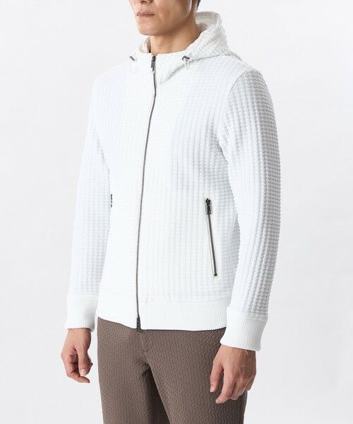 EPOCA UOMO / エポカ ウォモ その他トップス | ジグザグニットパーカ | 詳細4