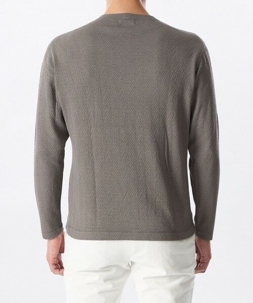 EPOCA UOMO / エポカ　ウォモ その他トップス | クラッシュヘリンボーンブリスターカットソー | 詳細6