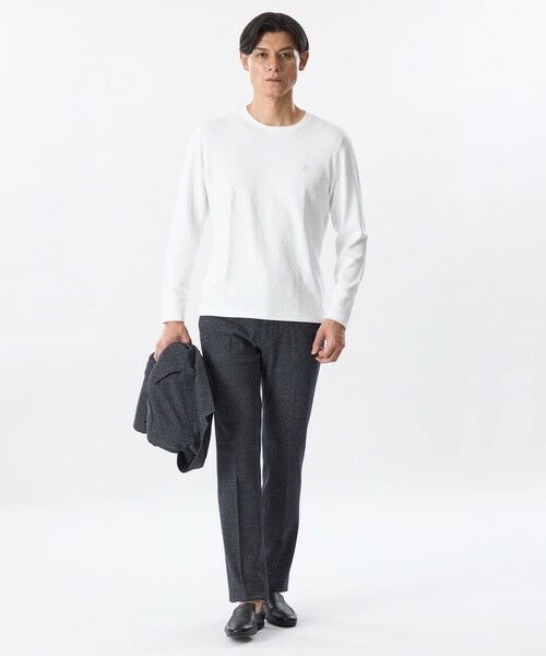 EPOCA UOMO / エポカ　ウォモ その他トップス | クラッシュヘリンボーンブリスターカットソー | 詳細1