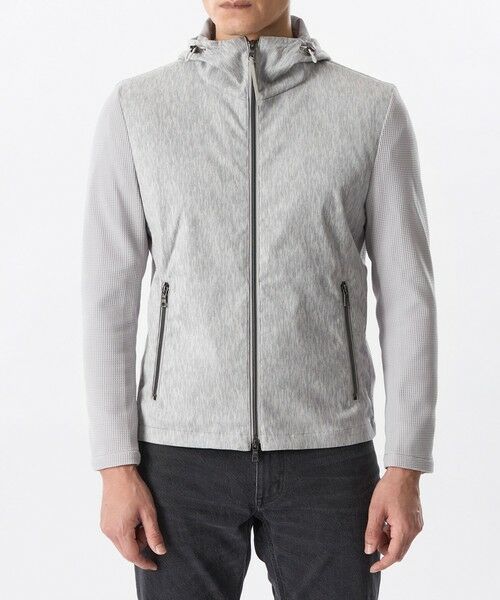 EPOCA UOMO / エポカ ウォモ その他トップス | ツイードプリントポリエステルスエードパーカ | 詳細3