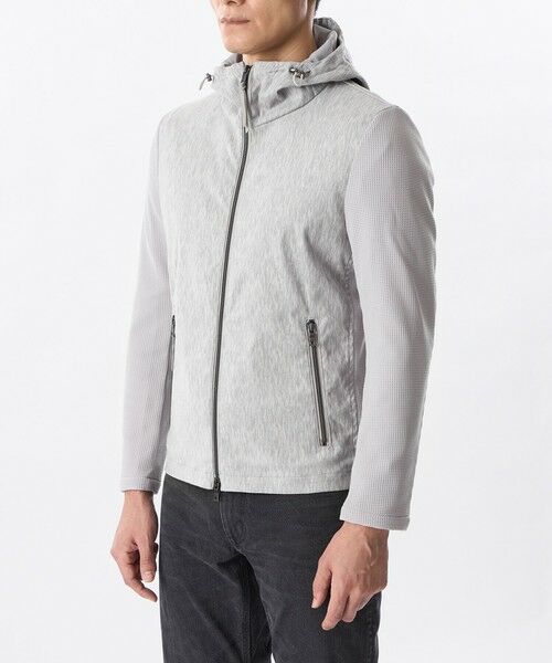 EPOCA UOMO / エポカ ウォモ その他トップス | ツイードプリントポリエステルスエードパーカ | 詳細4