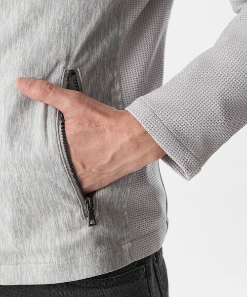 EPOCA UOMO / エポカ ウォモ その他トップス | ツイードプリントポリエステルスエードパーカ | 詳細6