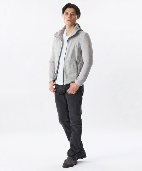 EPOCA UOMO / エポカ ウォモ その他トップス | ツイードプリントポリエステルスエードパーカ | 詳細1