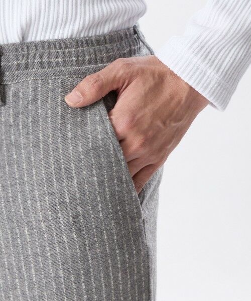 EPOCA UOMO / エポカ ウォモ その他パンツ | 【セットアップ対応】ストライプウールパンツ | 詳細7