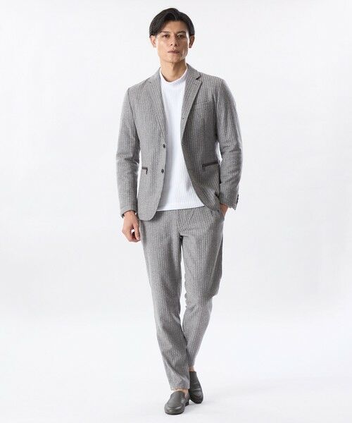 EPOCA UOMO / エポカ ウォモ その他パンツ | 【セットアップ対応】ストライプウールパンツ | 詳細1