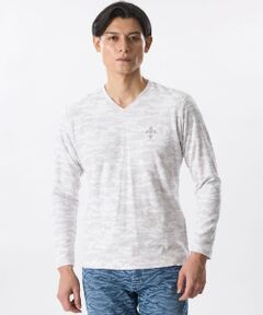 EPOCA UOMO / エポカ　ウォモ その他トップス | 【PRIMA COLLECTION】ランダムパイルカモフラロンT