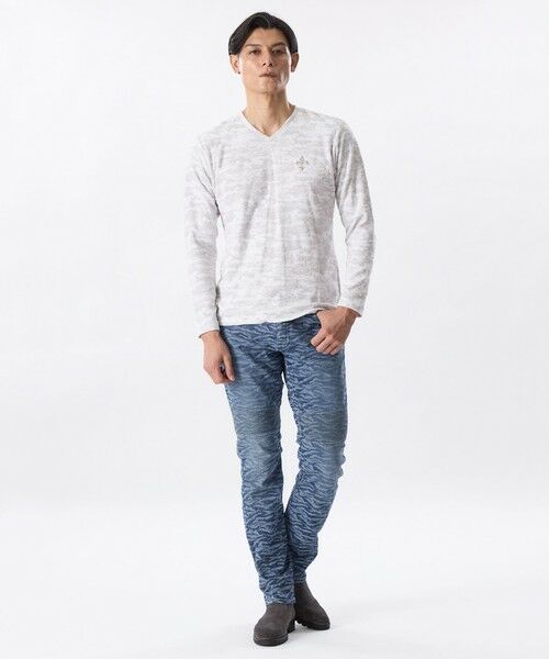 EPOCA UOMO / エポカ ウォモ その他トップス | 【PRIMA COLLECTION】ランダムパイルカモフラロンT | 詳細1