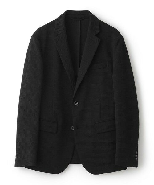 EPOCA UOMO / エポカ　ウォモ その他アウター | 【セットアップ対応】ウェーブワッフルジャケット（ブラック）