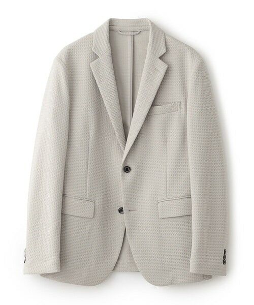 EPOCA UOMO / エポカ　ウォモ その他アウター | 【セットアップ対応】ウェーブワッフルジャケット（ベージュ3）