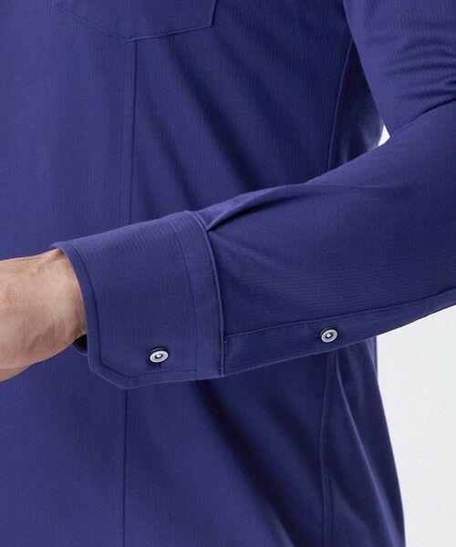 EPOCA UOMO / エポカ　ウォモ シャツ・ブラウス | ブライトポリエステルロングスリーブシャツ | 詳細7