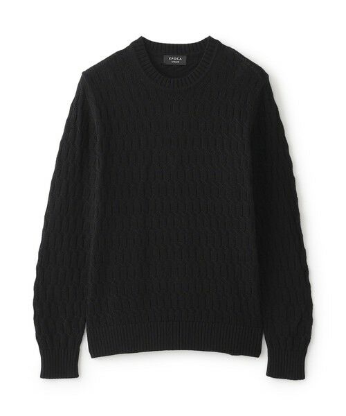 EPOCA UOMO / エポカ　ウォモ その他トップス | スーピマコットンニット（ブラック）