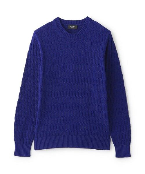 EPOCA UOMO / エポカ　ウォモ その他トップス | スーピマコットンニット（ブルー5）