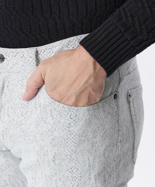 EPOCA UOMO / エポカ　ウォモ その他パンツ | パイソンジャカードデニムパンツ | 詳細7