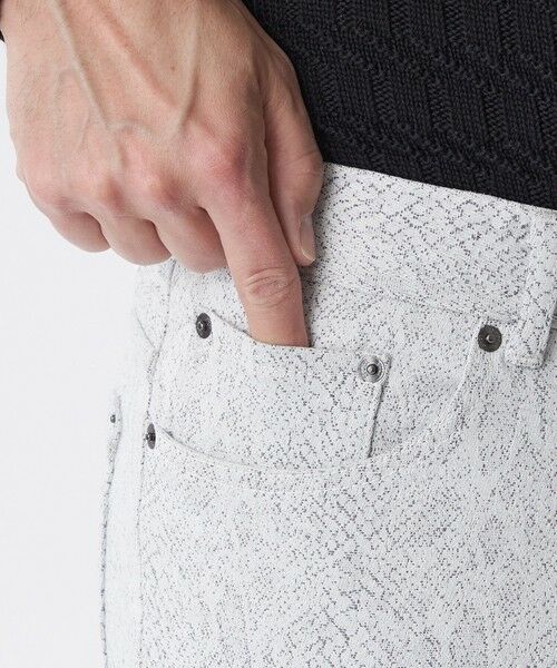 EPOCA UOMO / エポカ　ウォモ その他パンツ | パイソンジャカードデニムパンツ | 詳細8