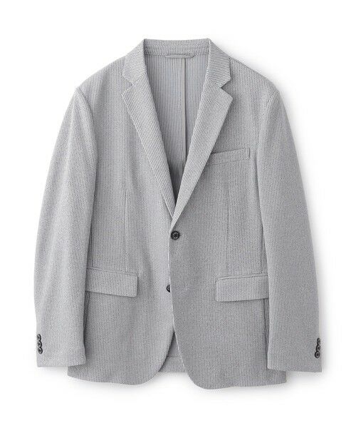 EPOCA UOMO / エポカ　ウォモ その他アウター | 【セットアップ対応】ラッセルジャージージャケット（ライトグレー）