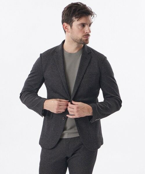 EPOCA UOMO / エポカ　ウォモ その他アウター | 【セットアップ対応】ラッセルジャージージャケット（チャコールグレー）