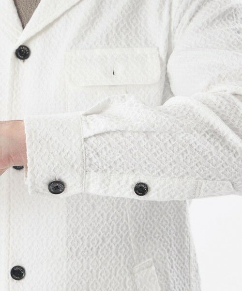 EPOCA UOMO / エポカ　ウォモ ブルゾン | 【PRIMA COLLECTION】ふくれジャカードライトブルゾン | 詳細7