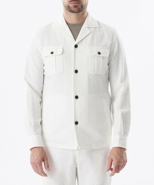 EPOCA UOMO / エポカ　ウォモ ブルゾン | 【PRIMA COLLECTION】ふくれジャカードライトブルゾン | 詳細2