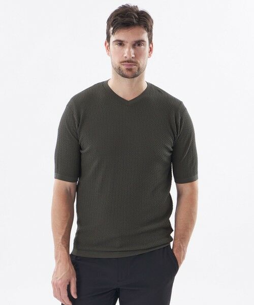 EPOCA UOMO / エポカ　ウォモ その他トップス | 【WEB&一部店舗限定】ドライタッチニットT（グレー系2）