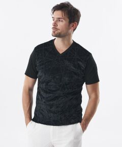 EPOCA UOMO / エポカ　ウォモ その他トップス | 【PRIMA COLLECTION】メッシュ別珍ジャージーカットソー