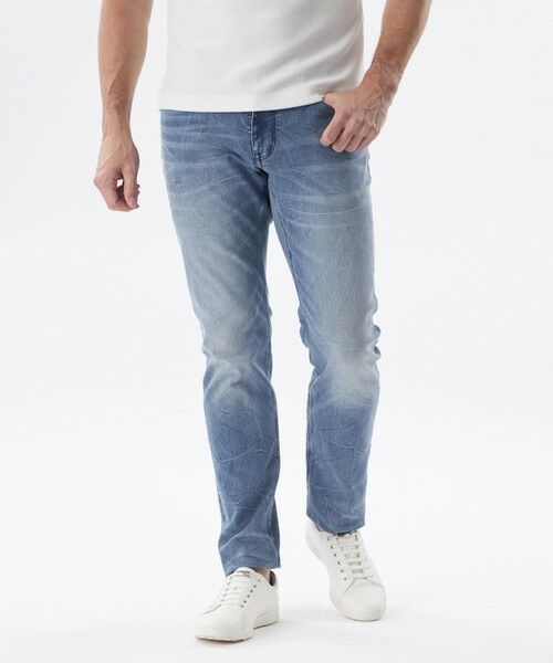 EPOCA UOMO / エポカ　ウォモ その他パンツ | 【WEB&一部店舗限定】ストレッチデニムパンツ（ブルー5）