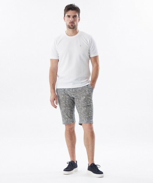 EPOCA UOMO / エポカ　ウォモ その他パンツ | 【PRIMA COLLECTION】リーフにじみプリントショートパンツ | 詳細1