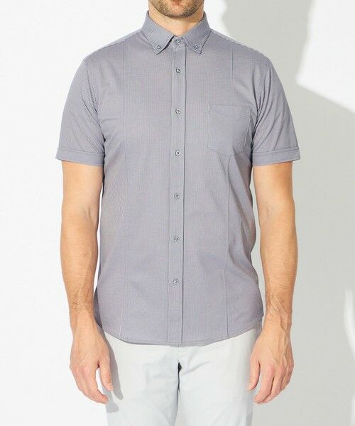 EPOCA UOMO / エポカ　ウォモ シャツ・ブラウス | ブライトポリエステルシャツショートスリーブシャツ | 詳細4