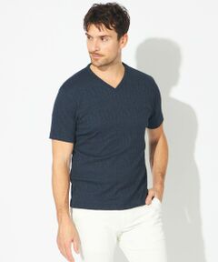 EPOCA UOMO / エポカ　ウォモ その他トップス | クラッシュジオメVネックカットソー