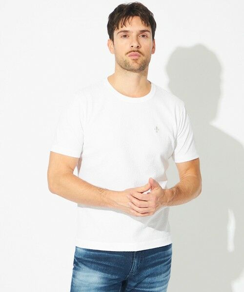 EPOCA UOMO / エポカ　ウォモ その他トップス | デジタルピクセルカットソー（ホワイト）