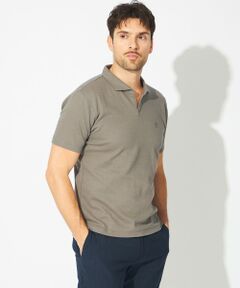 EPOCA UOMO / エポカ　ウォモ その他トップス | ダブルジャカードスキッパーポロシャツ