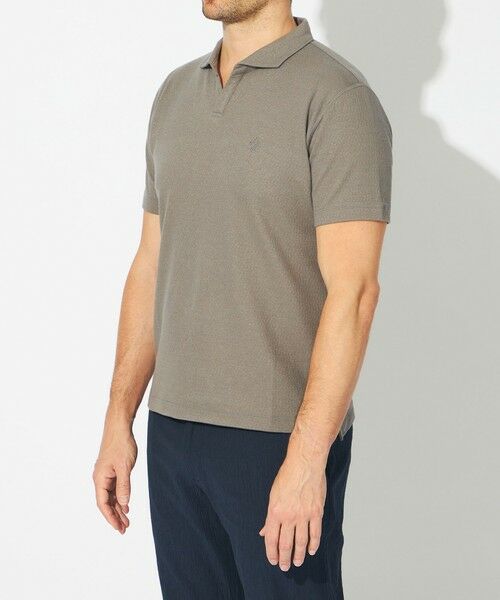 EPOCA UOMO / エポカ　ウォモ その他トップス | ダブルジャカードスキッパーポロシャツ | 詳細4