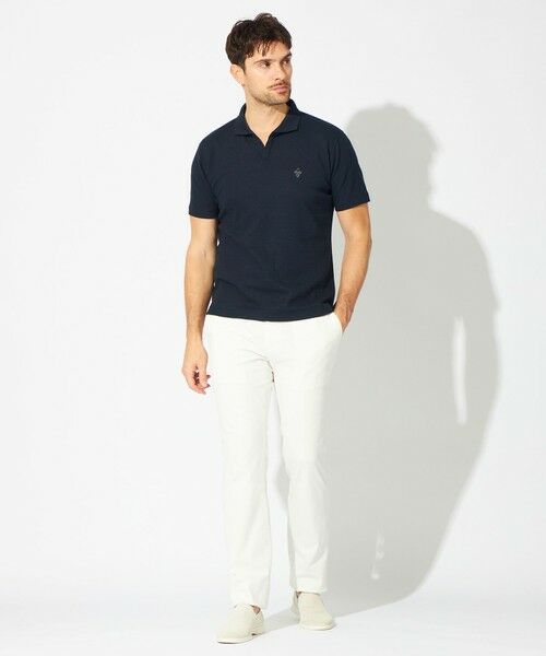 EPOCA UOMO / エポカ　ウォモ その他トップス | ダブルジャカードスキッパーポロシャツ | 詳細1