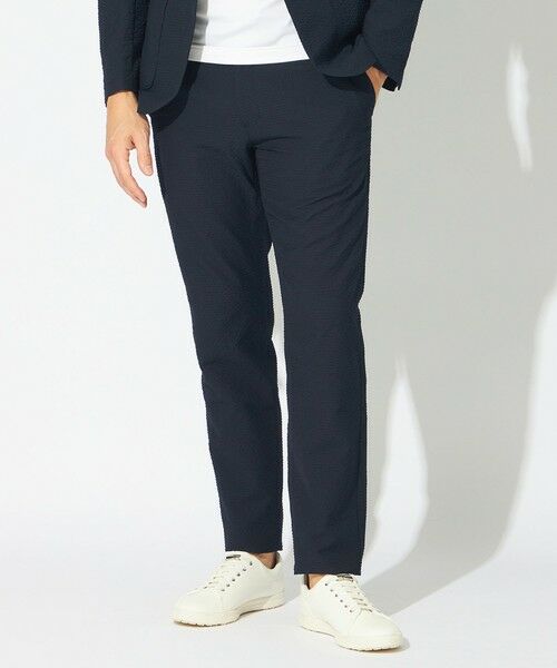 EPOCA UOMO / エポカ　ウォモ その他パンツ | 【セットアップ対応】シアサッカーパンツ（ダークネイビー）