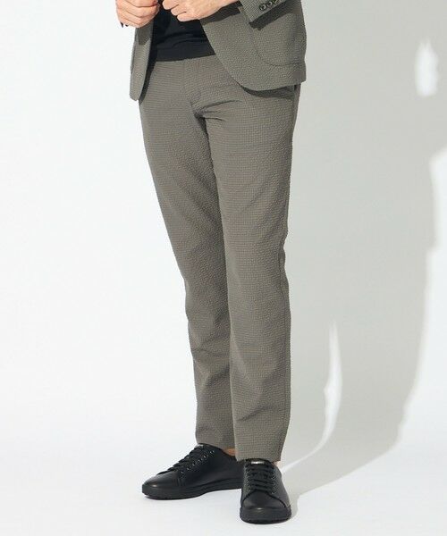 EPOCA UOMO / エポカ　ウォモ その他パンツ | 【セットアップ対応】シアサッカーパンツ（グリーン5）