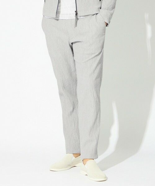 EPOCA UOMO / エポカ　ウォモ その他パンツ | 【PRIMA COLLECTION】ワッシャーストレッチパンツ（グレー）