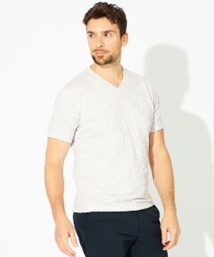 EPOCA UOMO / エポカ　ウォモ その他トップス | フラワージャカードワッシャーカットソー