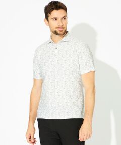 EPOCA UOMO / エポカ　ウォモ その他トップス | ラインフラワープリントポロシャツ