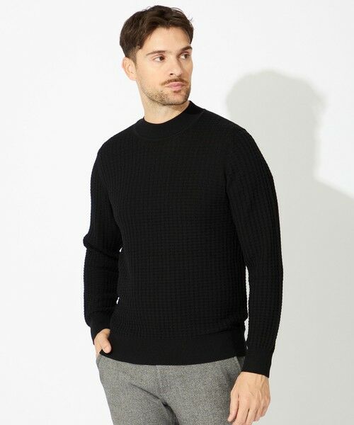 EPOCA UOMO / エポカ ウォモ その他トップス | 【WEB&一部店舗限定】ドライタッチモックニット(ブラック)
