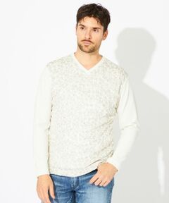 EPOCA UOMO / エポカ　ウォモ その他トップス | 【PRIMA COLLECTION】メッシュ別珍ジャージーカットソー