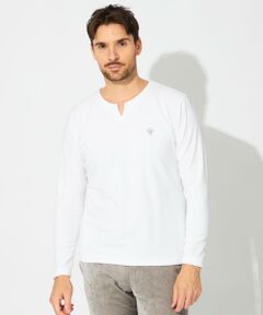 EPOCA UOMO / エポカ　ウォモ その他トップス | ベロアジャージーキーネックカットソー