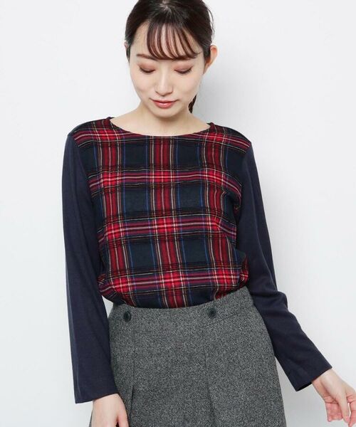 セール タータンチェックプルオーバー カットソー Esche エッシュ ファッション通販 タカシマヤファッションスクエア