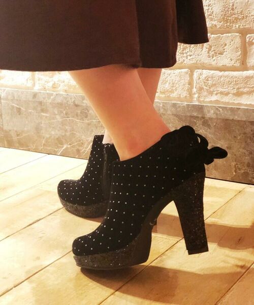 セール バックリボンブーツ ブーツ ショート丈 Esperanza エスペランサ ファッション通販 タカシマヤファッションスクエア